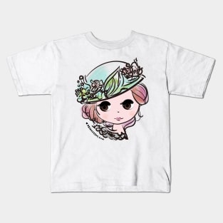 doll art, cute and kawaii illustration Kids T-Shirt